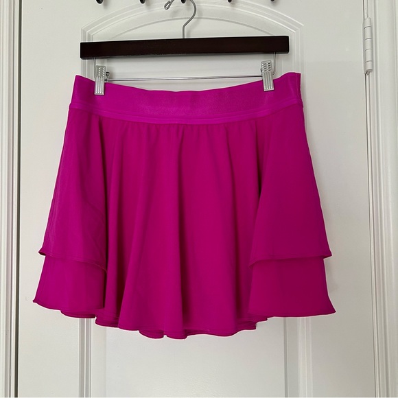 Lululemon Athletica Court Rival Long Pink Skirt - Picture 3 of 7